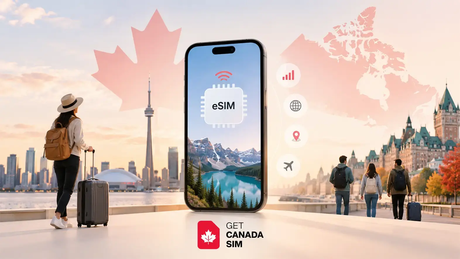 Best eSIM for Canada for tourists, students, workers and newcomers